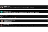 Screenshot of fans' comments